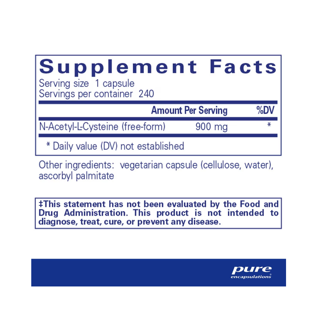 NAC (n-acetyl-l-cysteine) 900mg