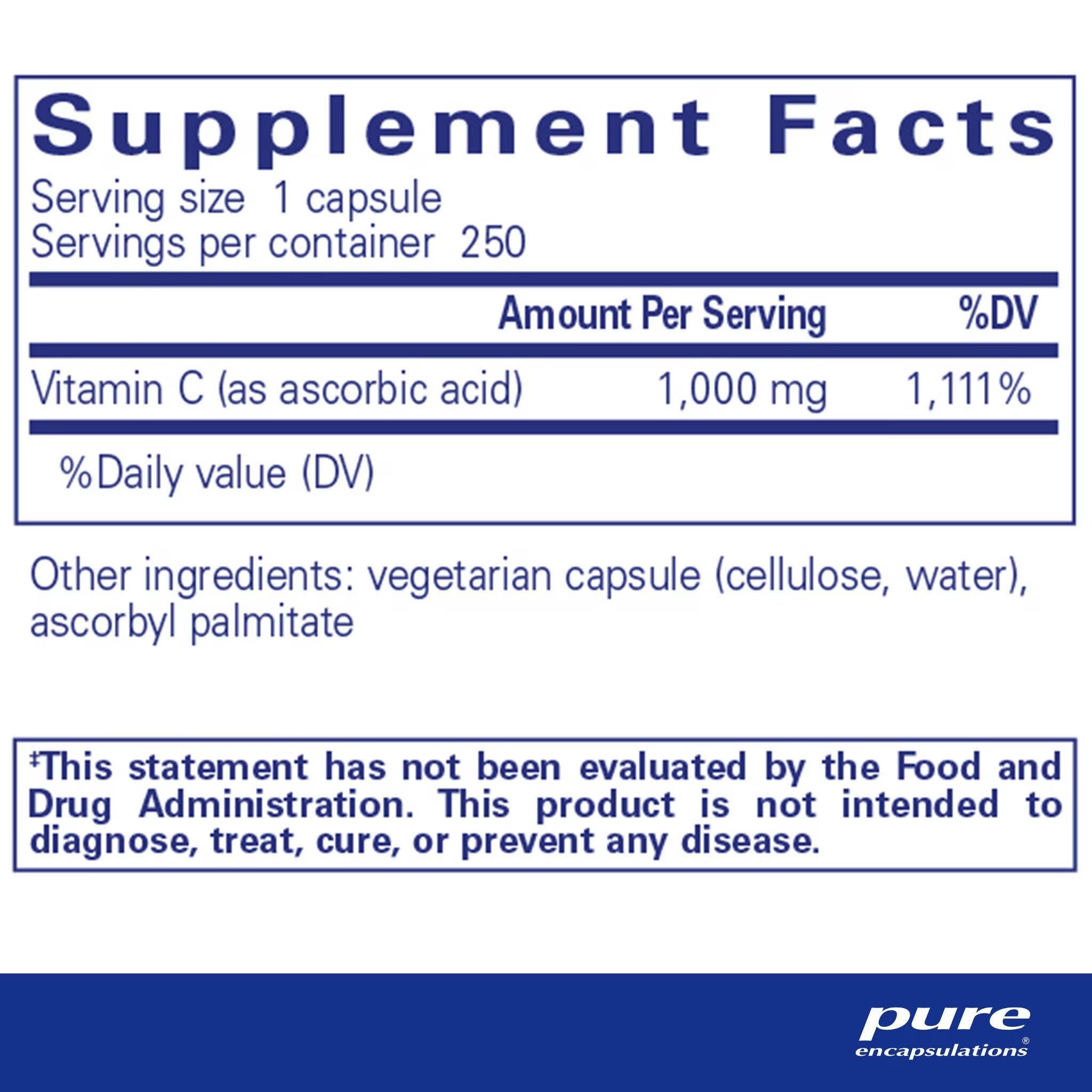 Pure Encapsulations - Ascorbic Acid