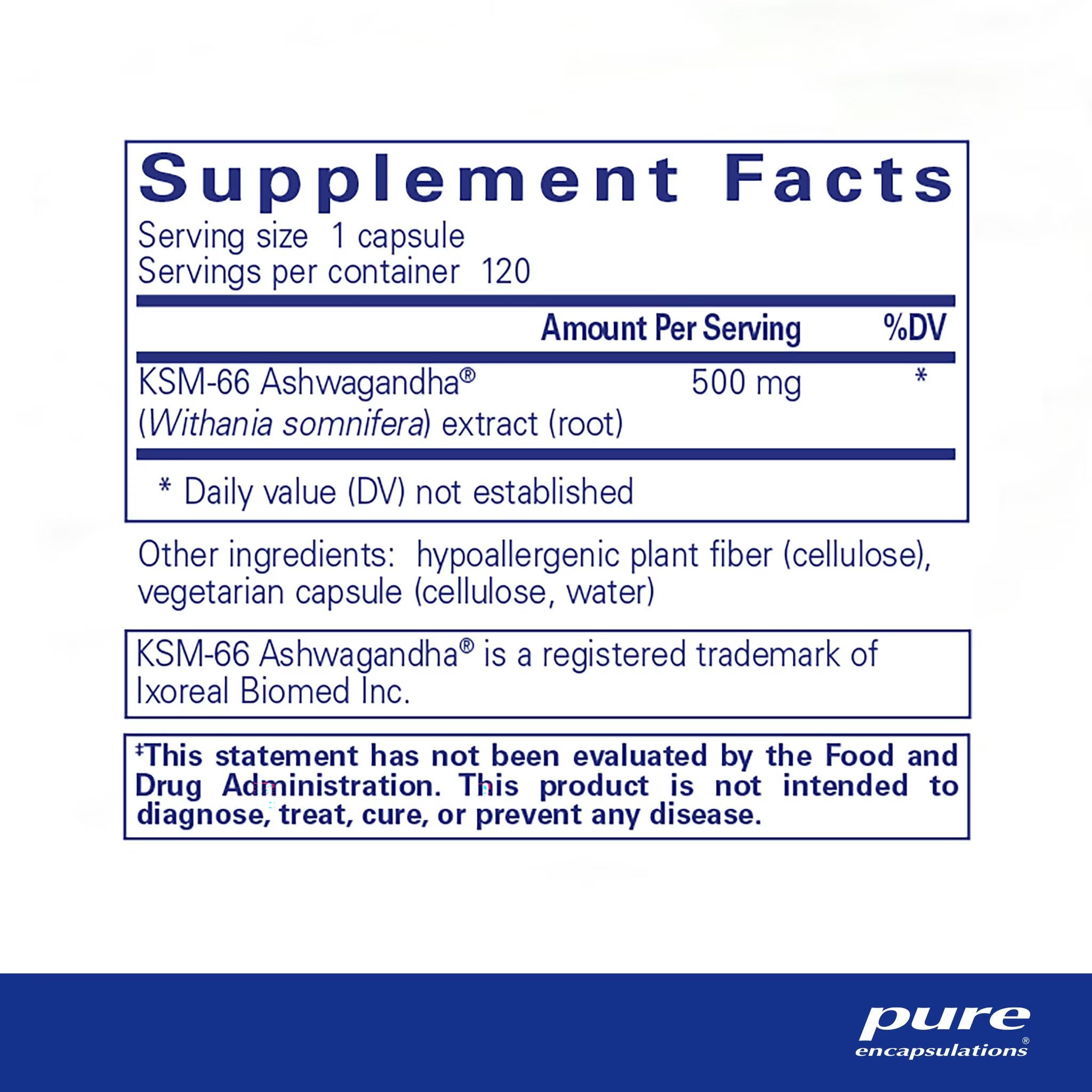 Pure Encapsulations - Ashwagandha