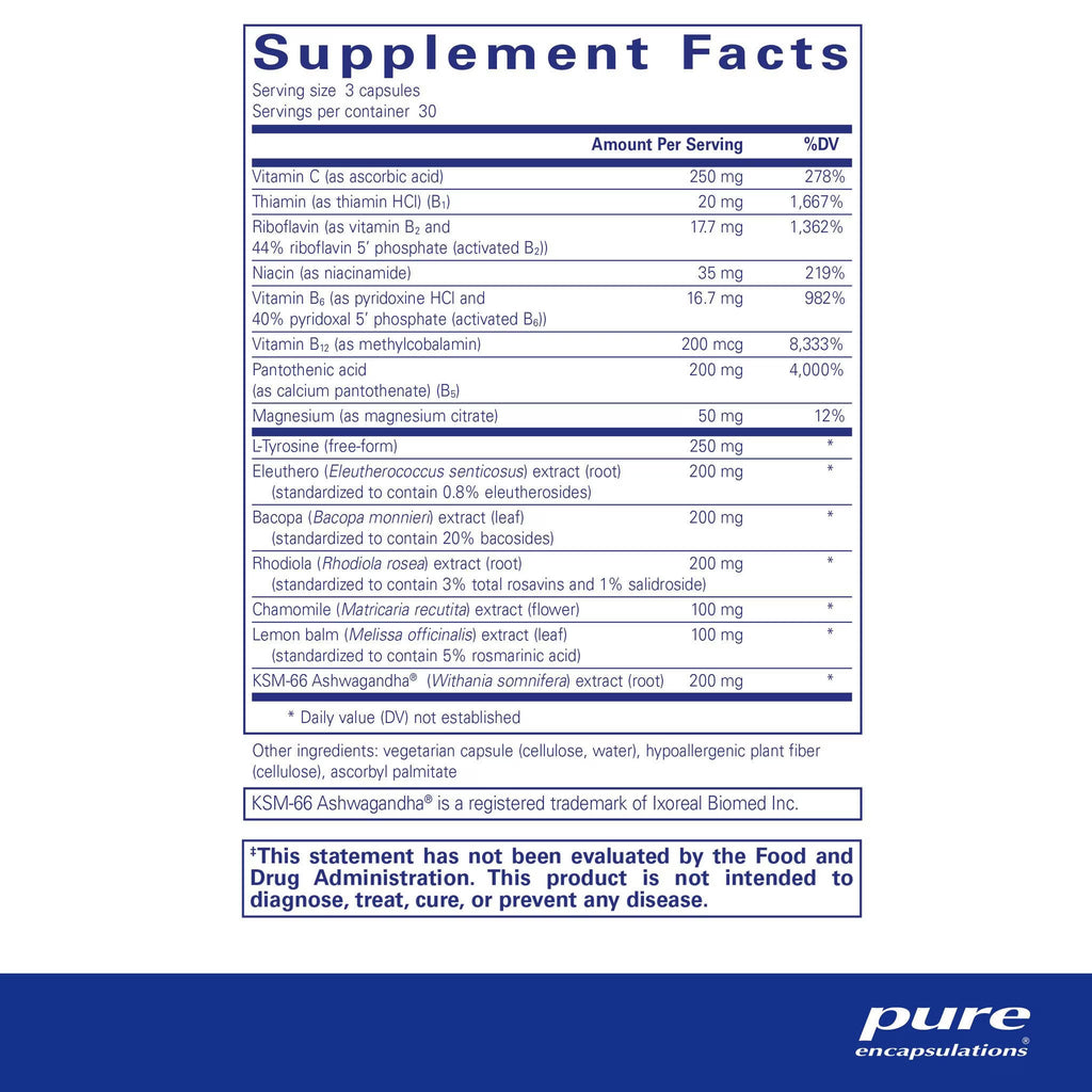 Pure Encapsulations - Daily Stress Formula
